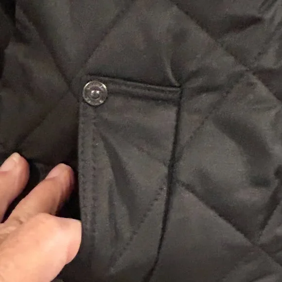 Burberry London Burberry Kids Renfred Quilted Cord Jacket 3Y (Black) - Picture 5 of 9